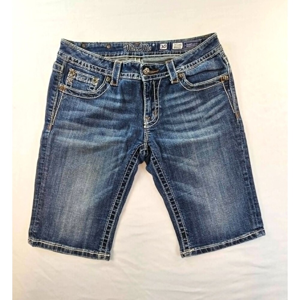 Miss Me Embellished Bermuda Jean Shorts - JP 5724M2 - Size 30